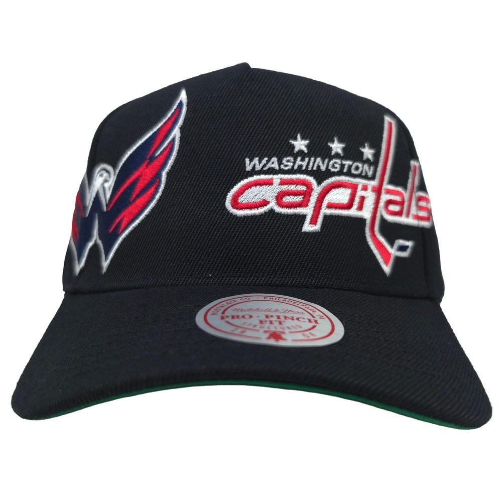 Washington Capitals Mitchell & Ness NHL Pro Fit Snapback Hat Cap Embroidery NWT